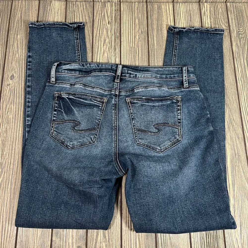 Silver Elyse Straight Women‎ Jeans Stretch Jegging Relaxation Comfort Casual 29